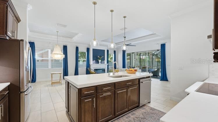View from kitchen - 1850 MAGNOLIA ST, SARASOTA