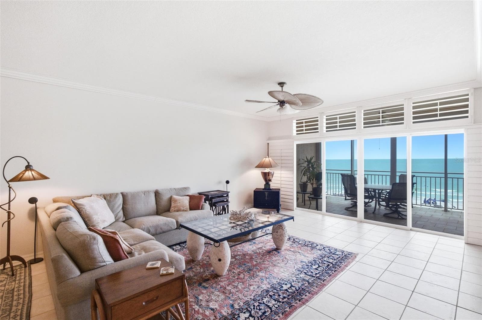 Living room overlooking the beach - 2 15TH AVE #303, INDIAN ROCKS BEACH