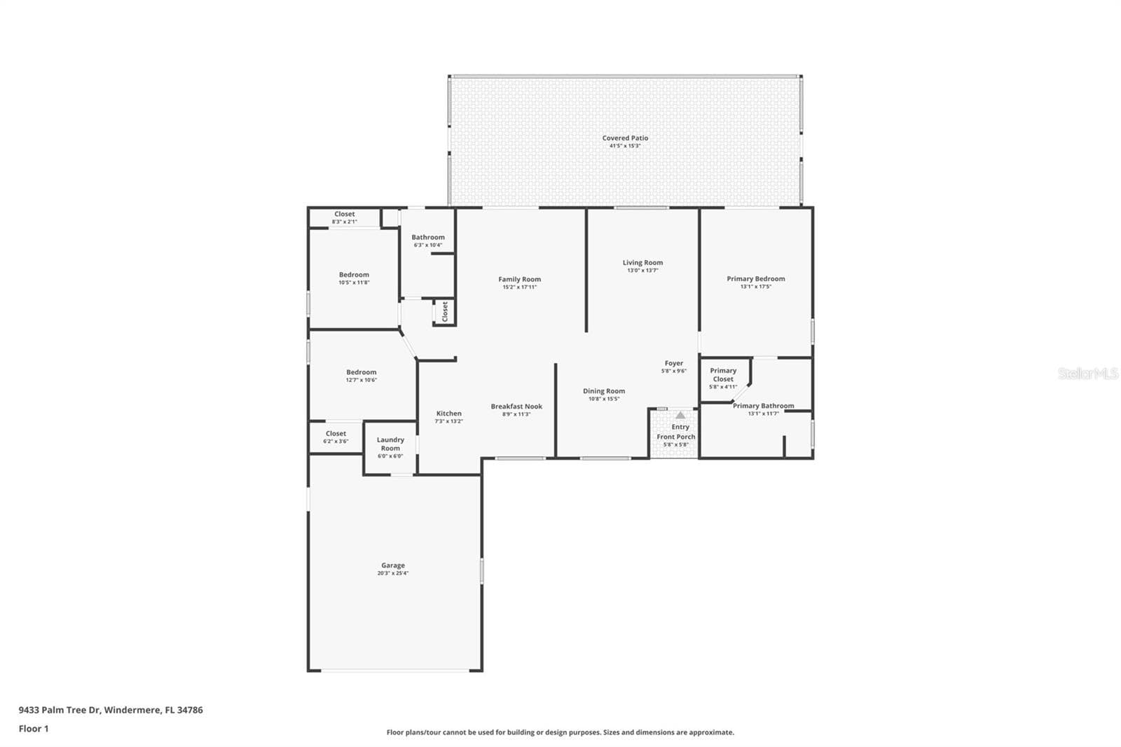 Floor Plan - 9433 PALM TREE DR, WINDERMERE