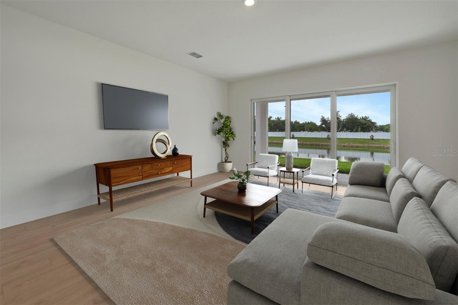 Family Room **Virtually Staged - 7249 MEADOWSHADE CT, SARASOTA