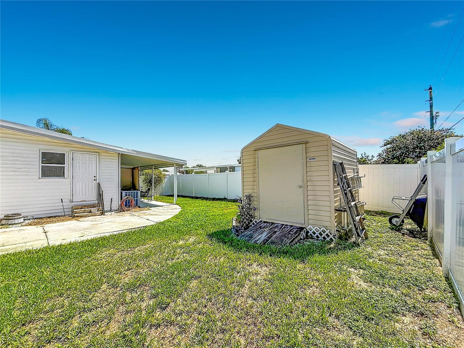 Yard and Shed - 1025 CAPELLA DR, TAVARES