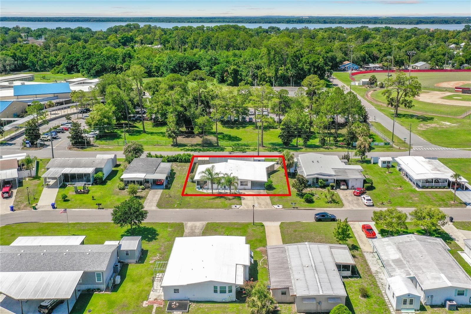 Aerial view - 1025 CAPELLA DR, TAVARES