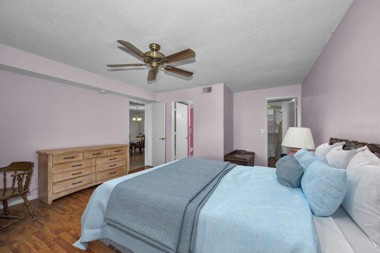 master bedroom - 3505 TARPON WOODS BLVD #O-403, PALM HARBOR