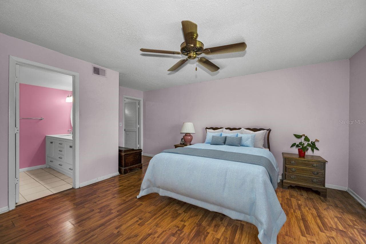 master bedroom - 3505 TARPON WOODS BLVD #O-403, PALM HARBOR