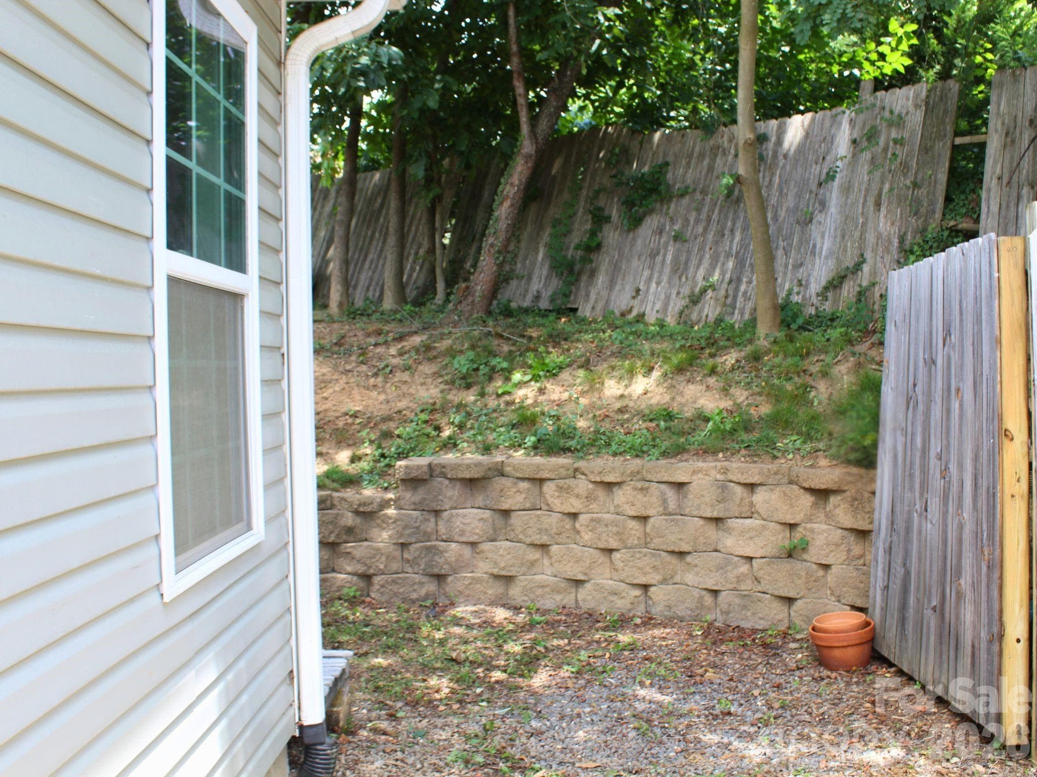 7/9/26 part of fence removed for more parking space - 253 Brooklyn Lane, Asheville