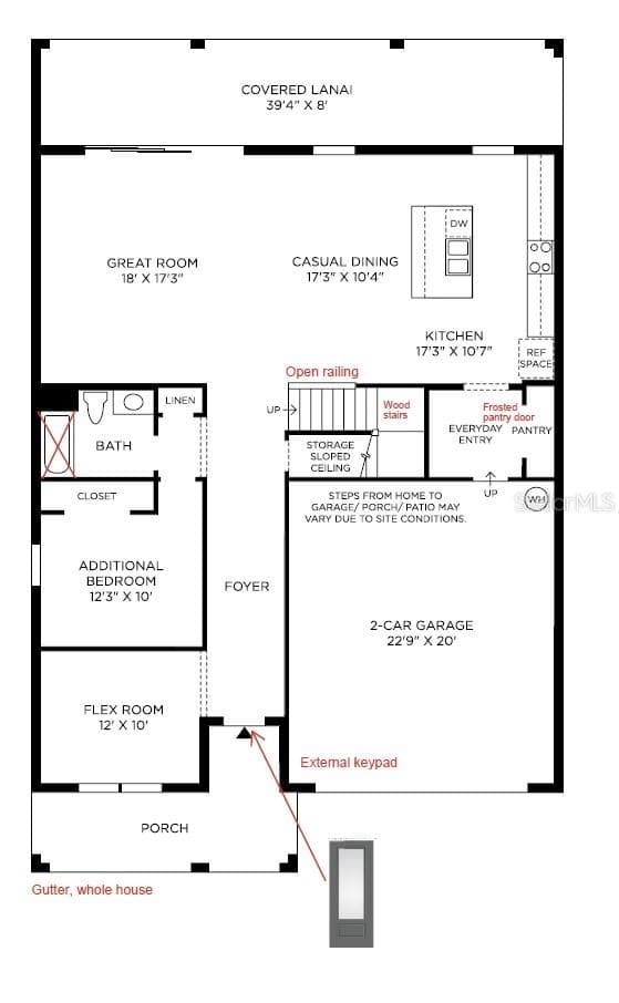 First floor - 1525 RIDGEBACK LN, APOPKA