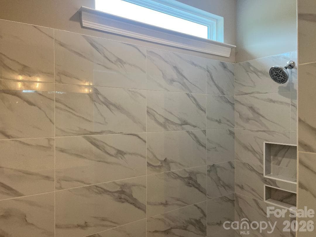 Primary Tile Shower with Transom Window - 262 Corrie Ann Drive, Concord