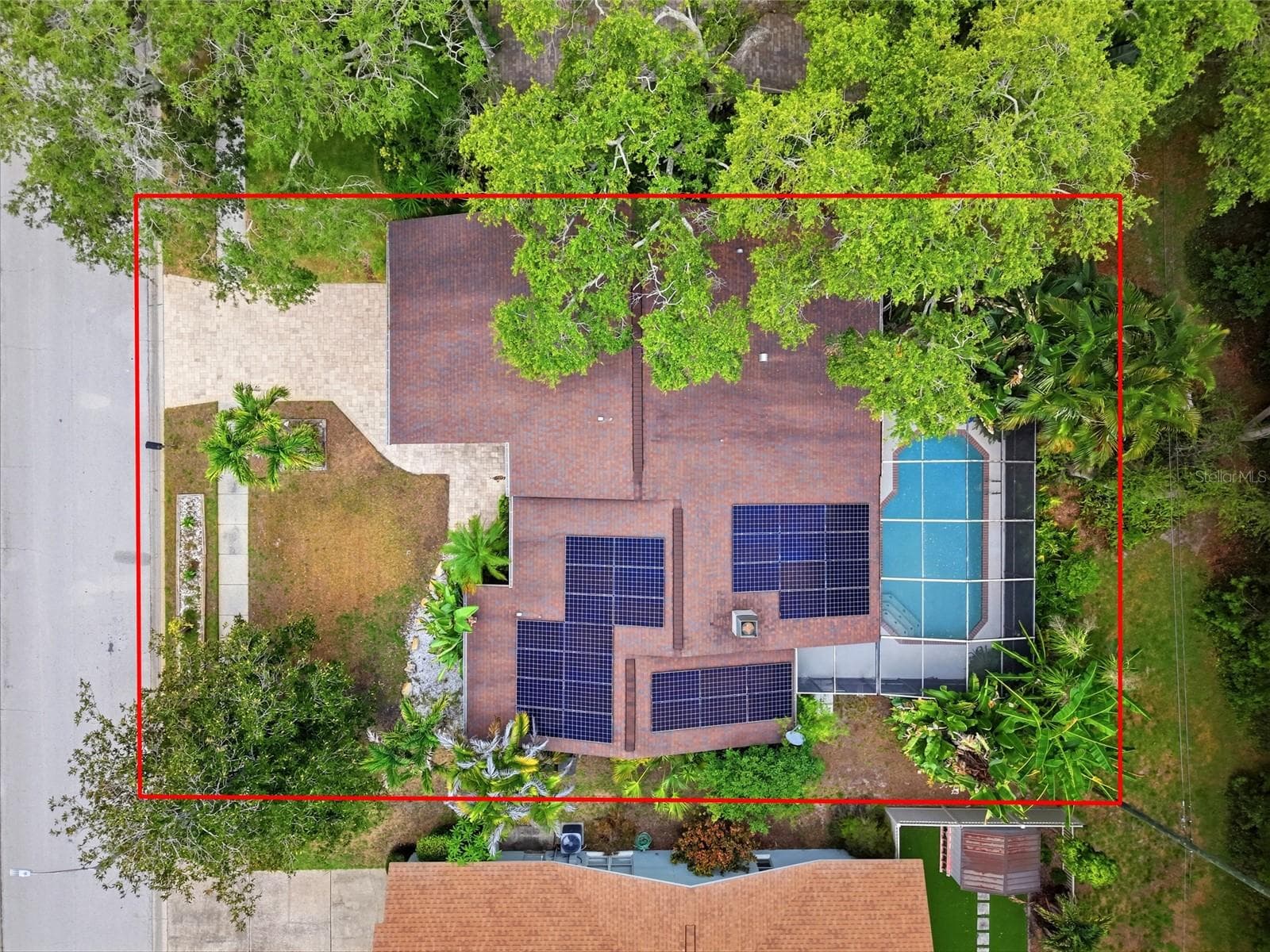 Aerial View - 4733 LAKE VALENCIA BLVD W, PALM HARBOR