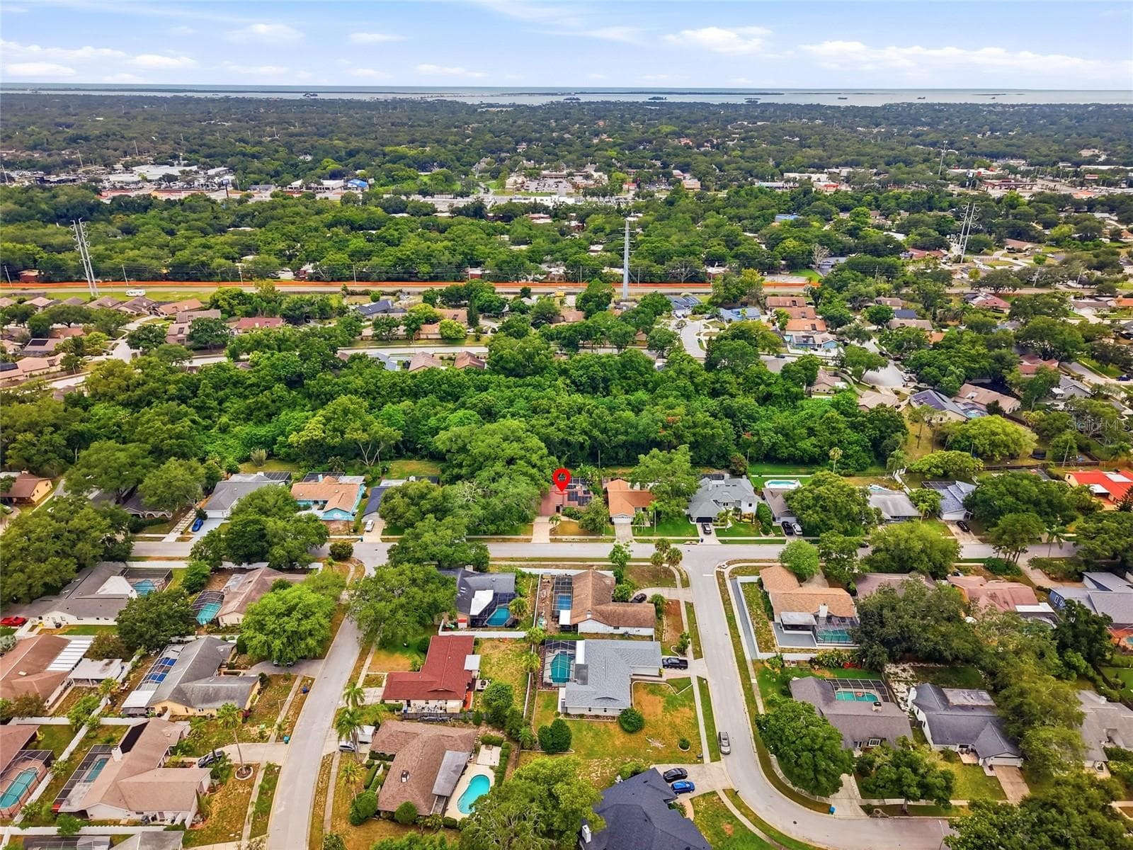 Aerial View - 4733 LAKE VALENCIA BLVD W, PALM HARBOR