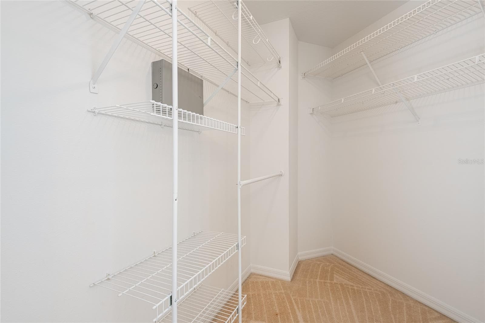 Walk-in primary bedroom closet - 1914 WOODCUT DR, LUTZ