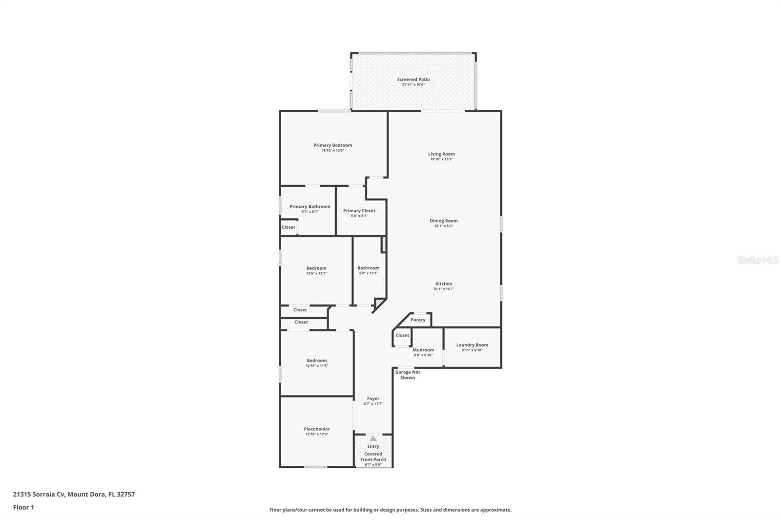 THE FLOOR PLAN - 21315 SORRAIA CV, MOUNT DORA