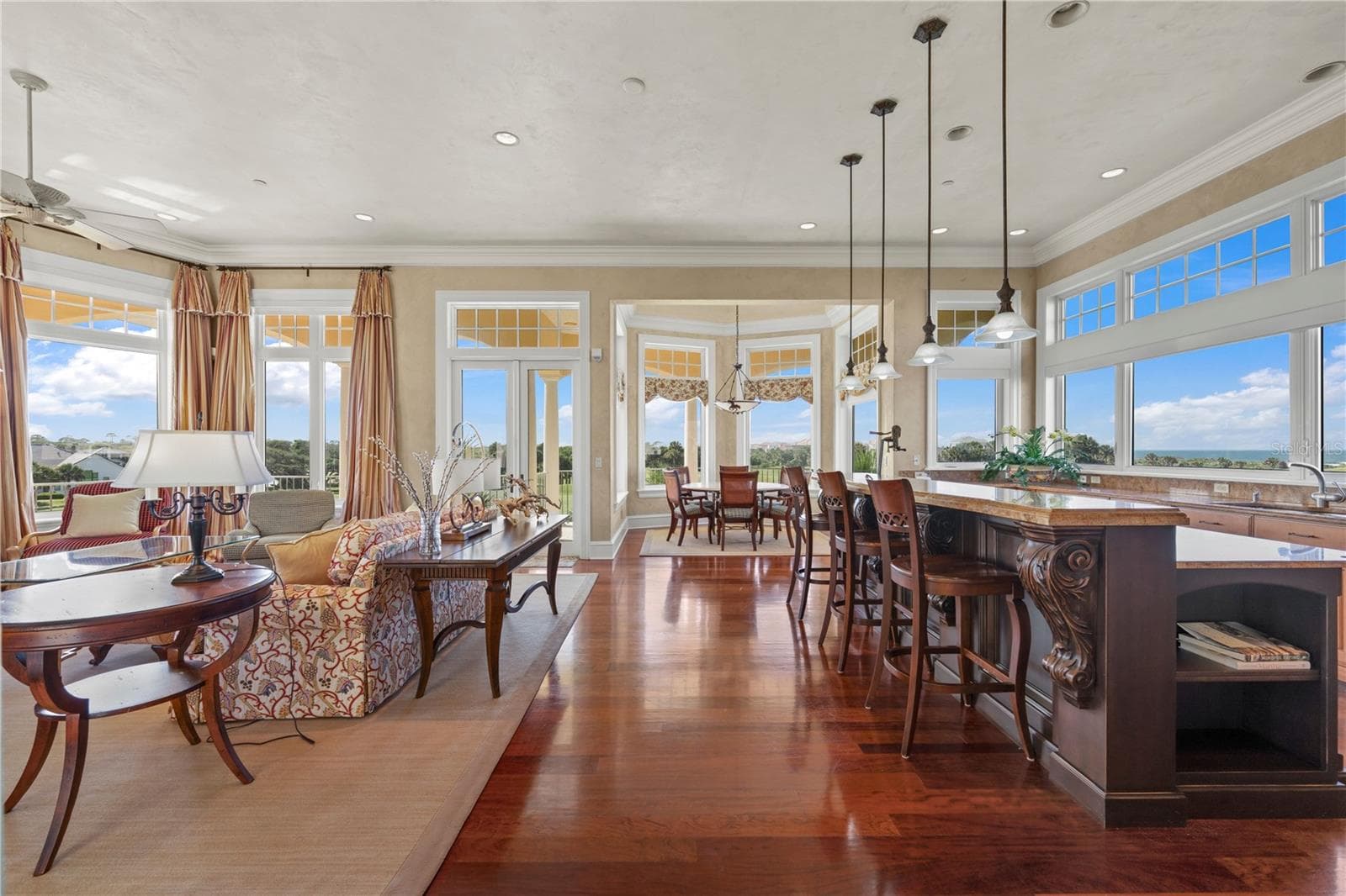 Open floor plan keeps the conversations flowing - 501 GRANADA DR, PALM COAST