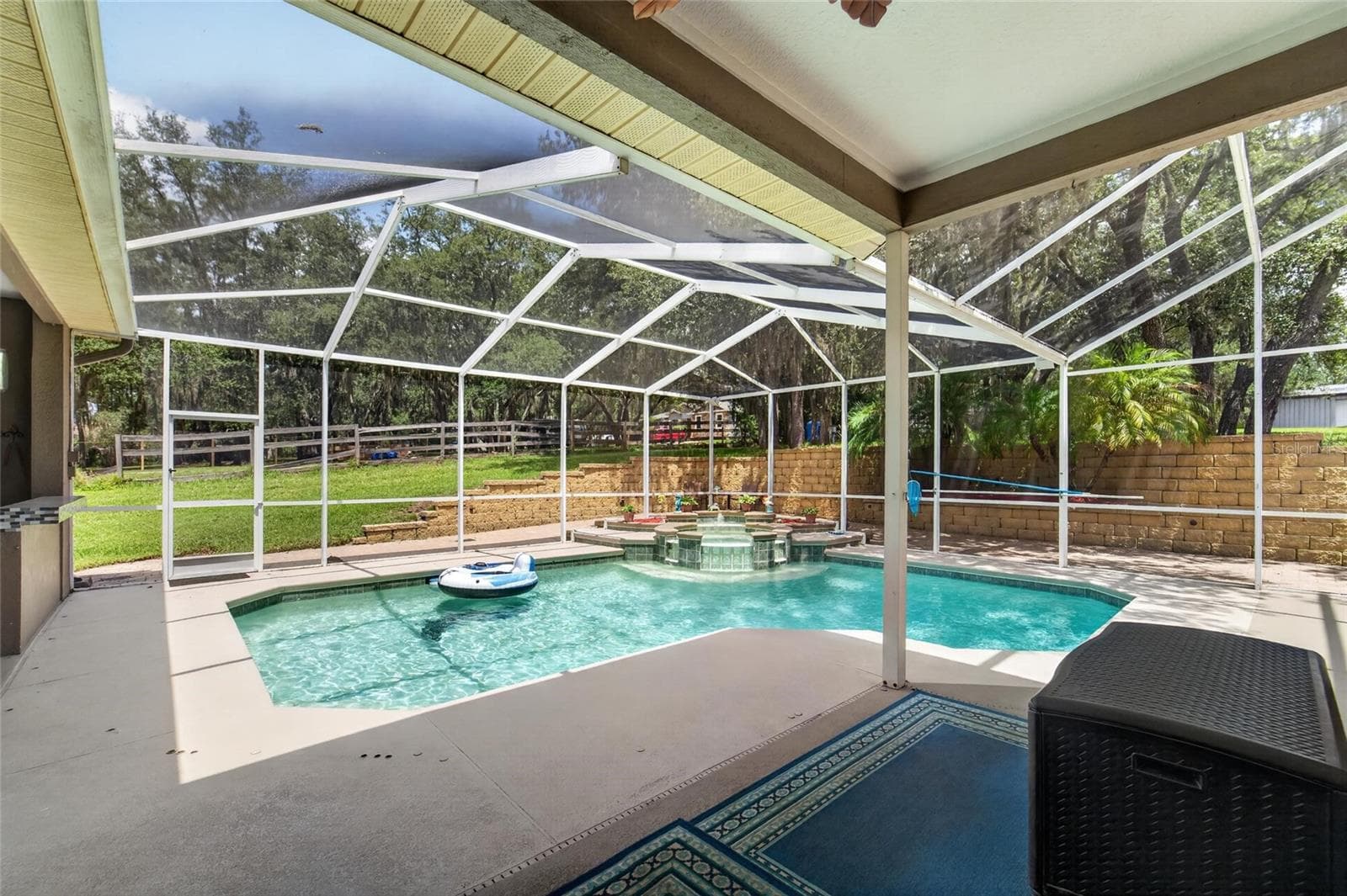 Pool & lanai area 3 - 13020 SHADOW RUN BLVD, RIVERVIEW