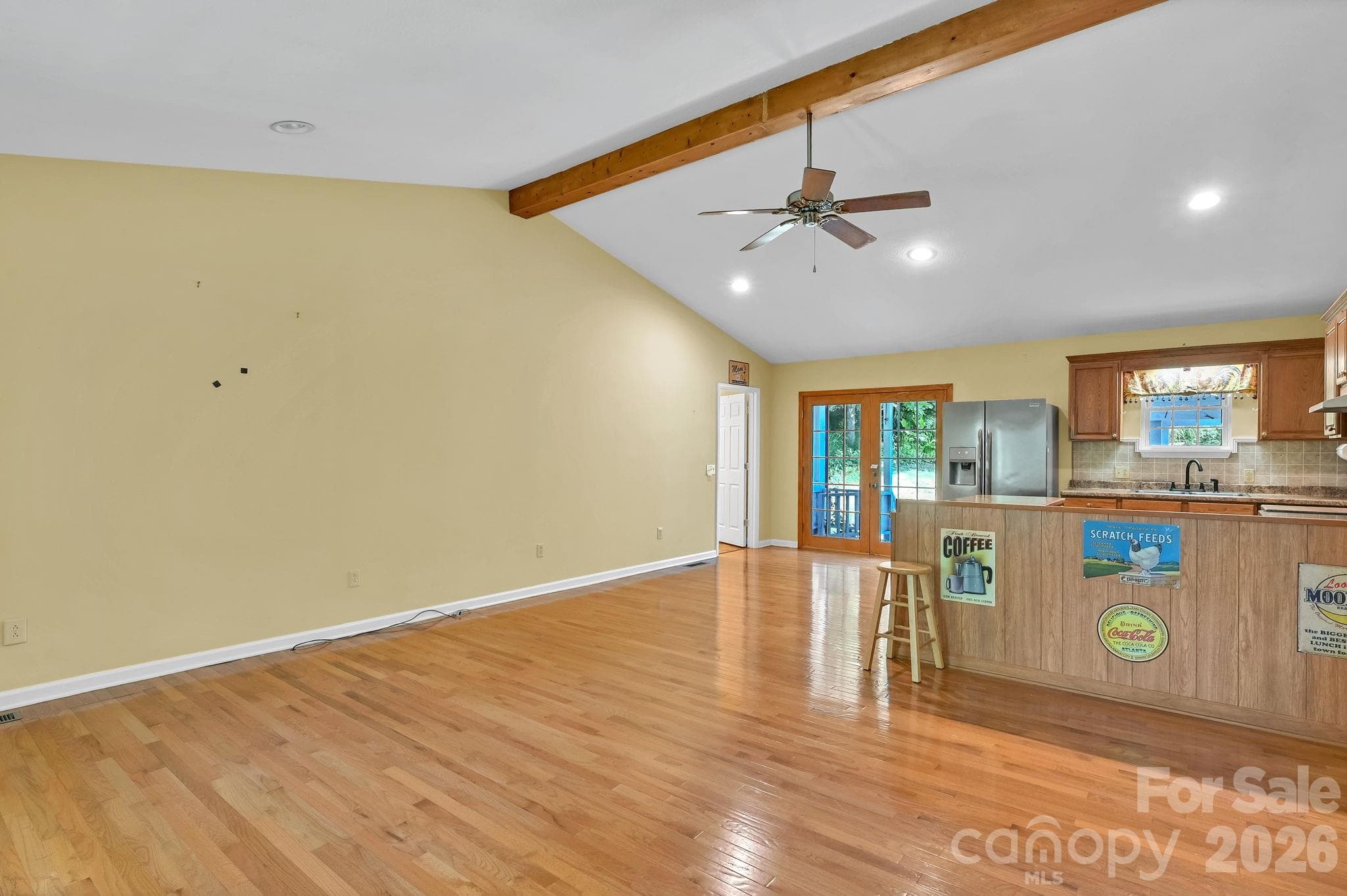 Open Living/Kitchen - 553 Morgan Branch Road, Marshall