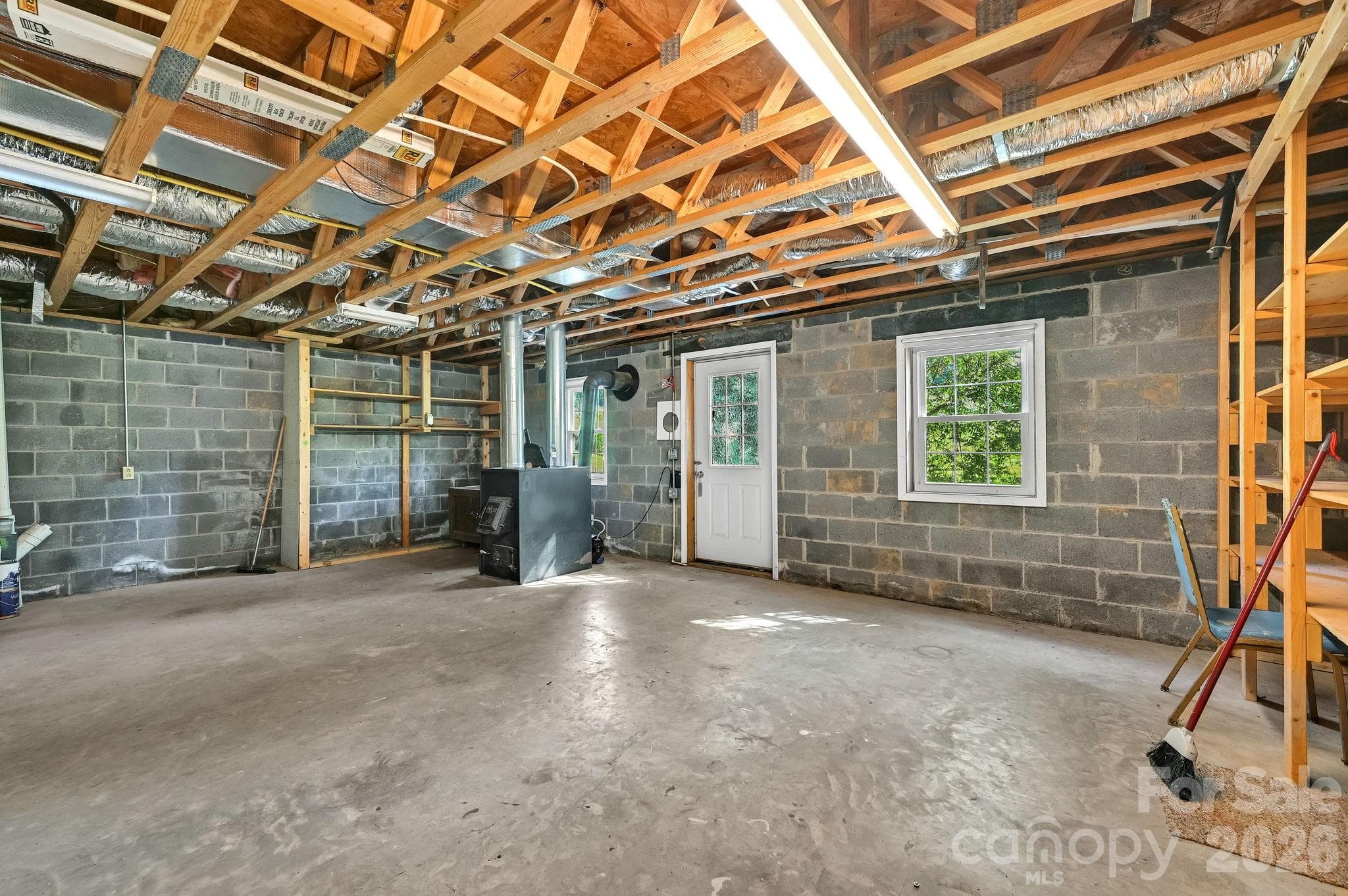 Basement/Workshop Area - 553 Morgan Branch Road, Marshall