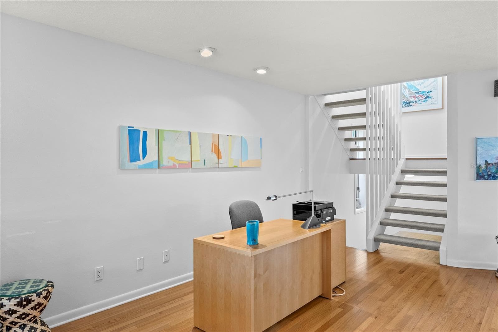 Stairs from Main Living Level to Guest Level - 1304 PASS A GRILLE WAY, ST PETE BEACH