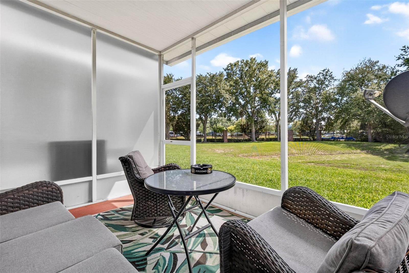screen enclosed porch - 26624 CHIMNEY SPIRE LN, WESLEY CHAPEL