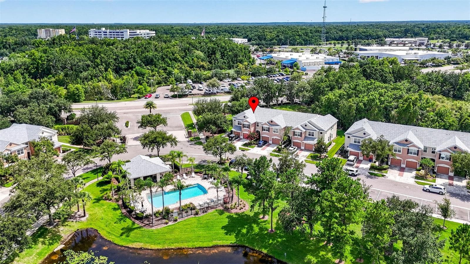 complex view - 26624 CHIMNEY SPIRE LN, WESLEY CHAPEL