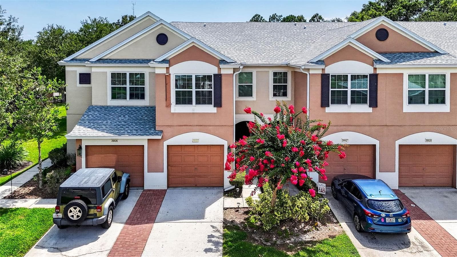front view - 26624 CHIMNEY SPIRE LN, WESLEY CHAPEL