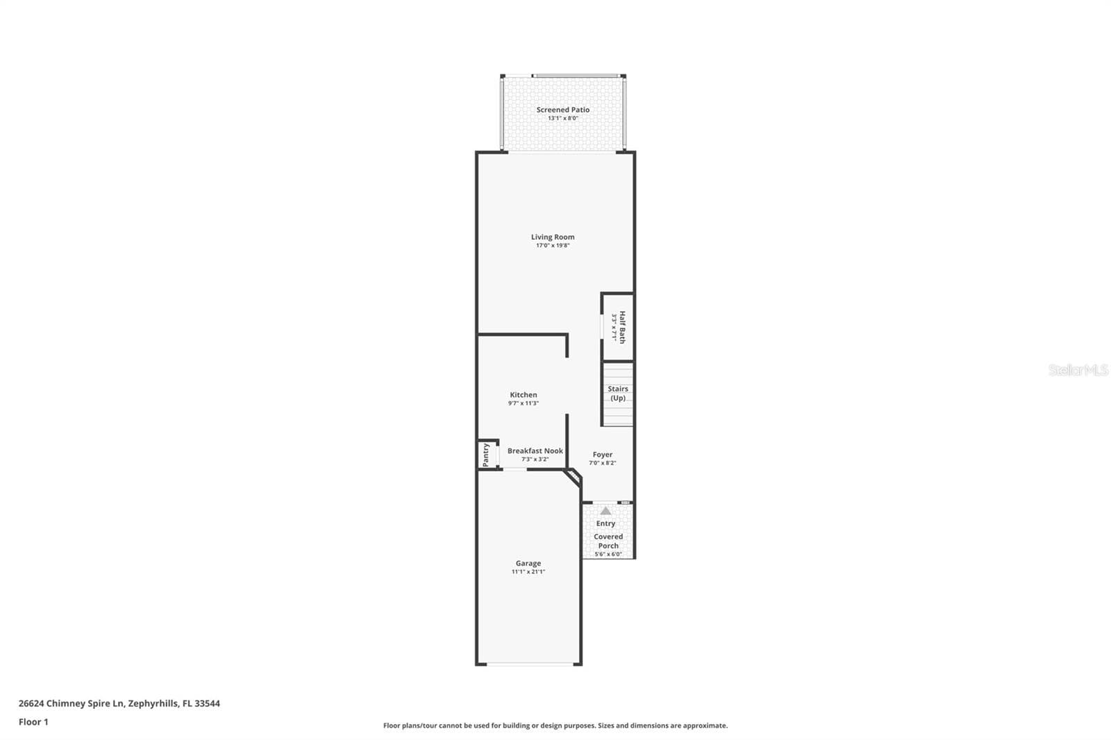 floor plans - 26624 CHIMNEY SPIRE LN, WESLEY CHAPEL