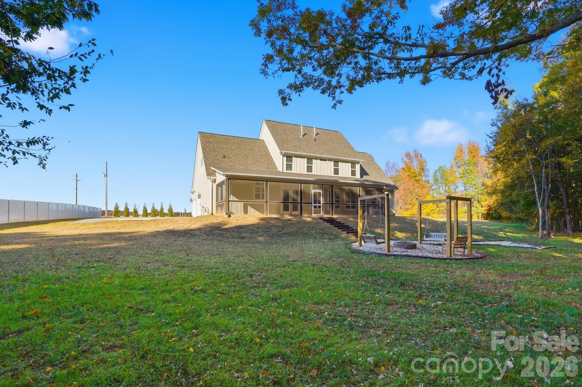 Back of Home - 4105 Parkwood School Road, Monroe