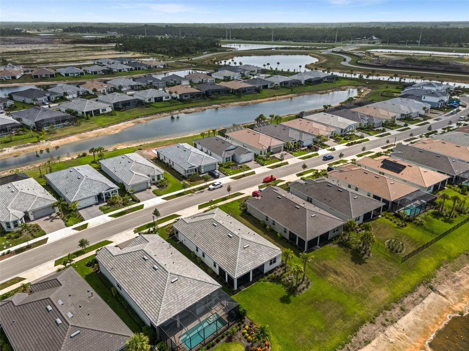 Aerial view - 12461 BASALT LN, ALVA