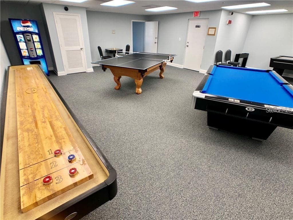 The game room is a great spot to test your skill.  Come on down and challenge your neighbors. - 5915 SEA RANCH DR #503, HUDSON