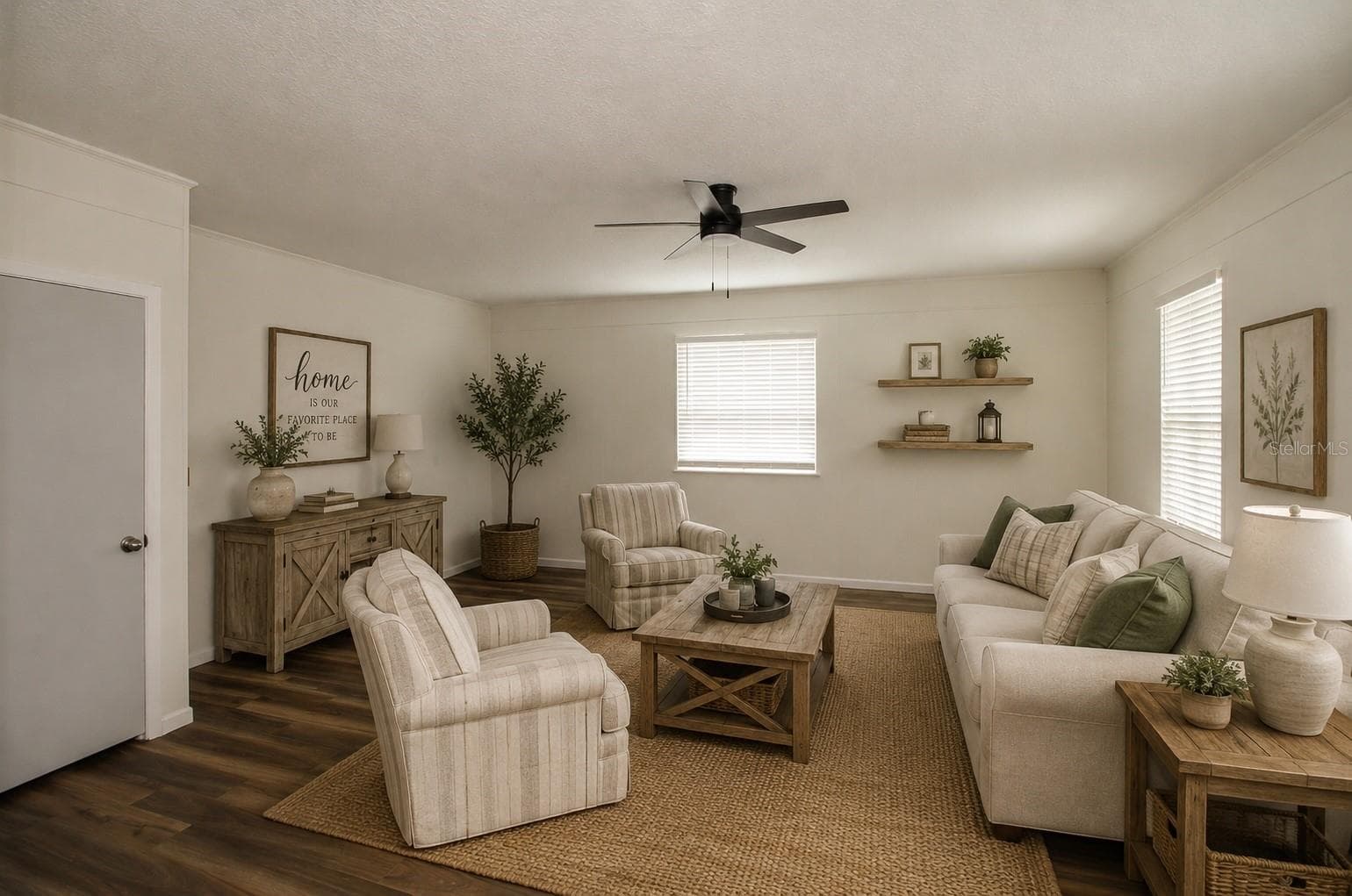 Bonus room staged as a family room - 3019 TAMPICO DR, ORLANDO