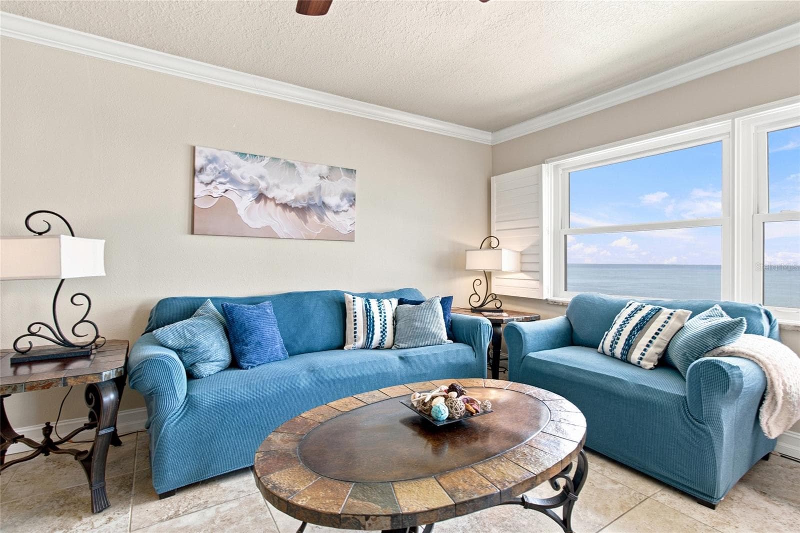 Spacious Living Room - 1270 GULF BLVD #2007, CLEARWATER BEACH