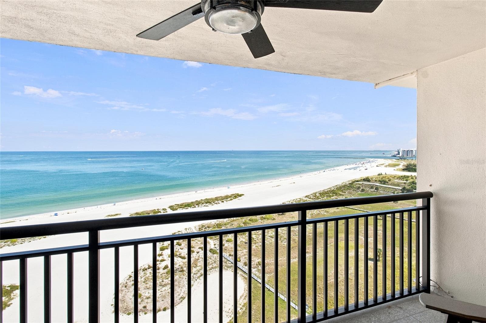 Rear Balcony Views - 1270 GULF BLVD #2007, CLEARWATER BEACH