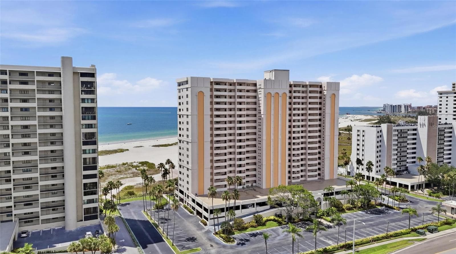 Arial View - 1270 GULF BLVD #2007, CLEARWATER BEACH