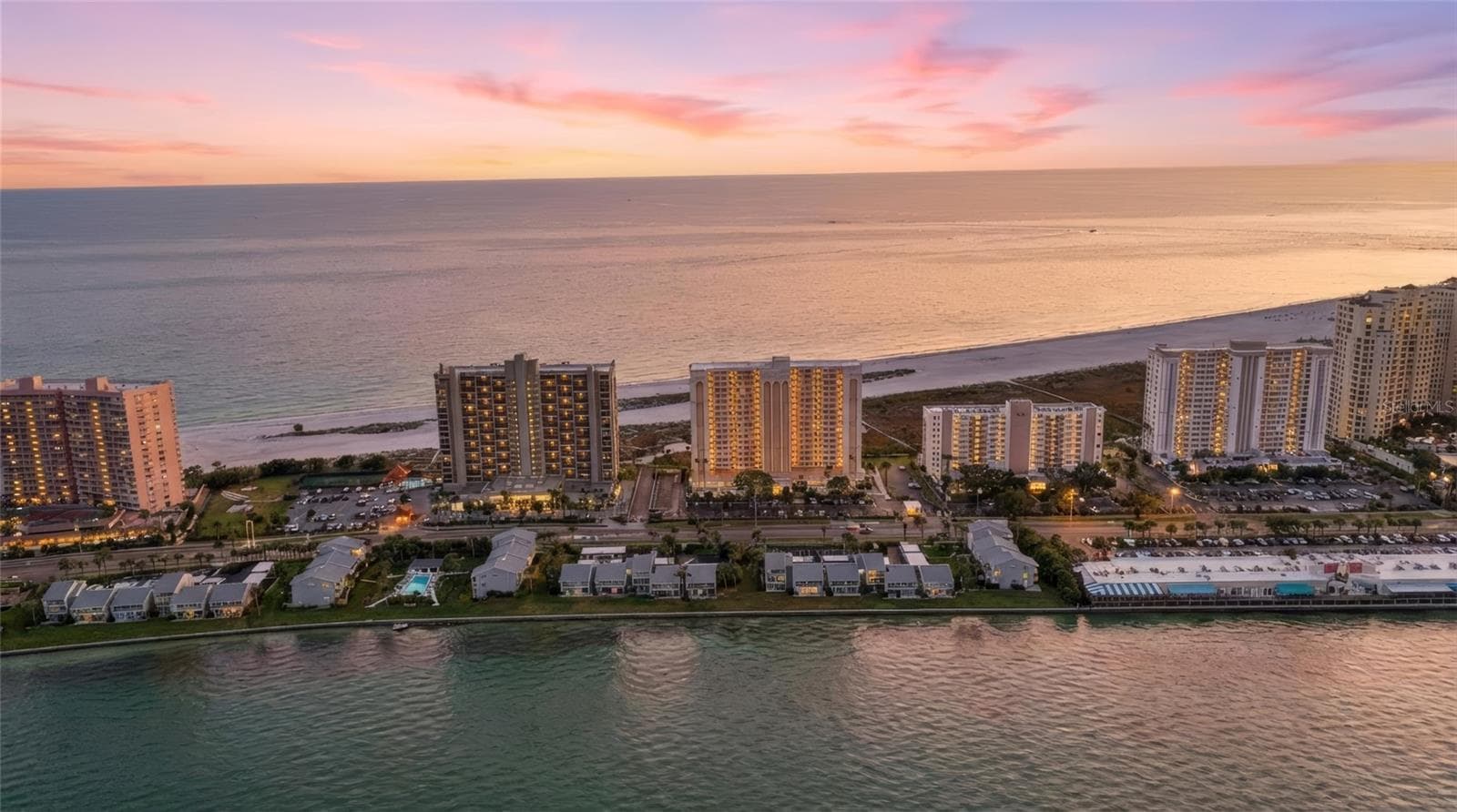 Arial View - 1270 GULF BLVD #2007, CLEARWATER BEACH