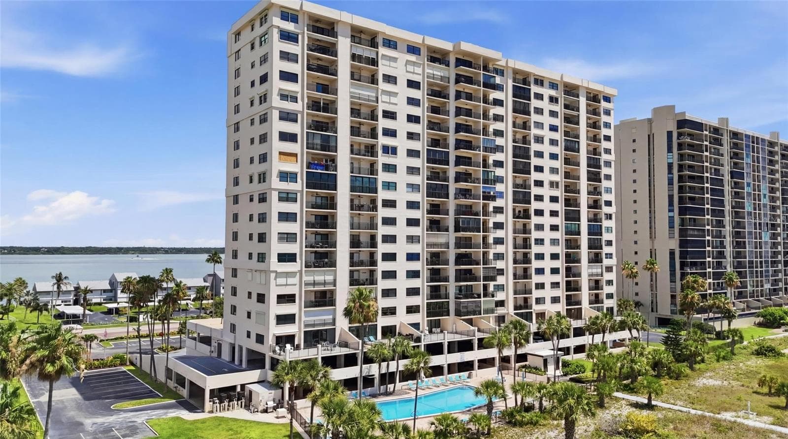 Arial View - 1270 GULF BLVD #2007, CLEARWATER BEACH