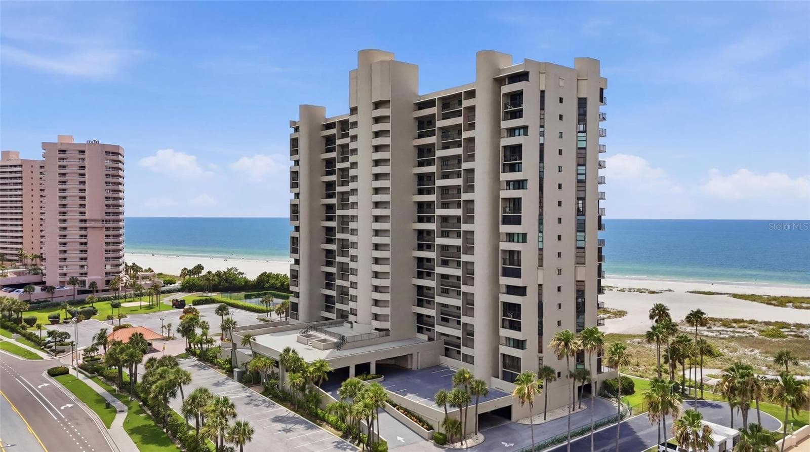 Arial View - 1270 GULF BLVD #2007, CLEARWATER BEACH