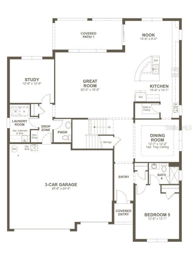 Single Family Residence at 2013 HAMMOCK TRACE DR, PARRISH, photo 2 of 3
