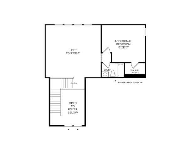 Thoughtfully designed home layout, main level living plus upper bonus room & bedroom - 1020 Courtney Lane, Wesley Chapel