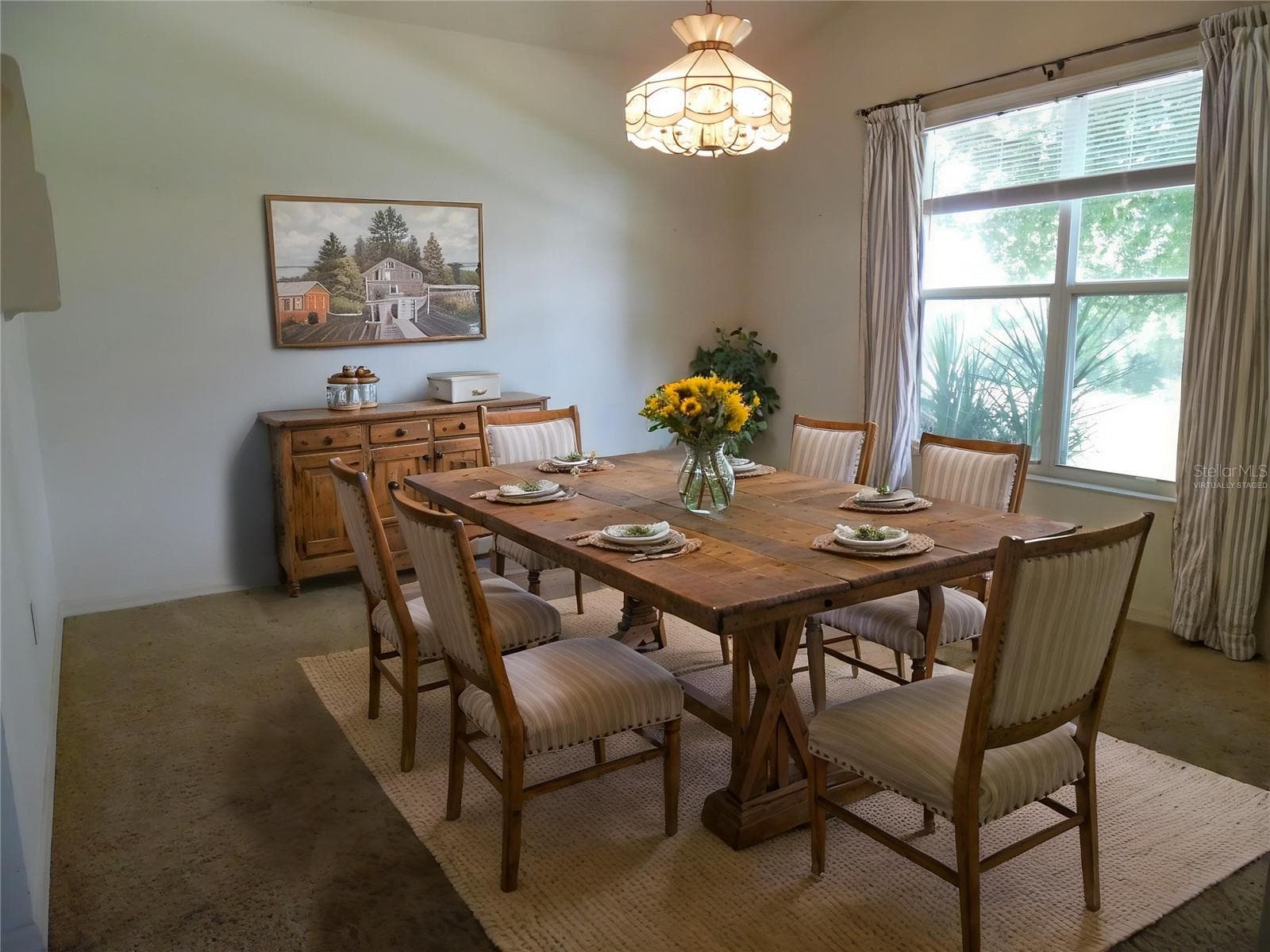 Virtually staged Dining Room - 24947 CRANES ROOST CIR, LEESBURG