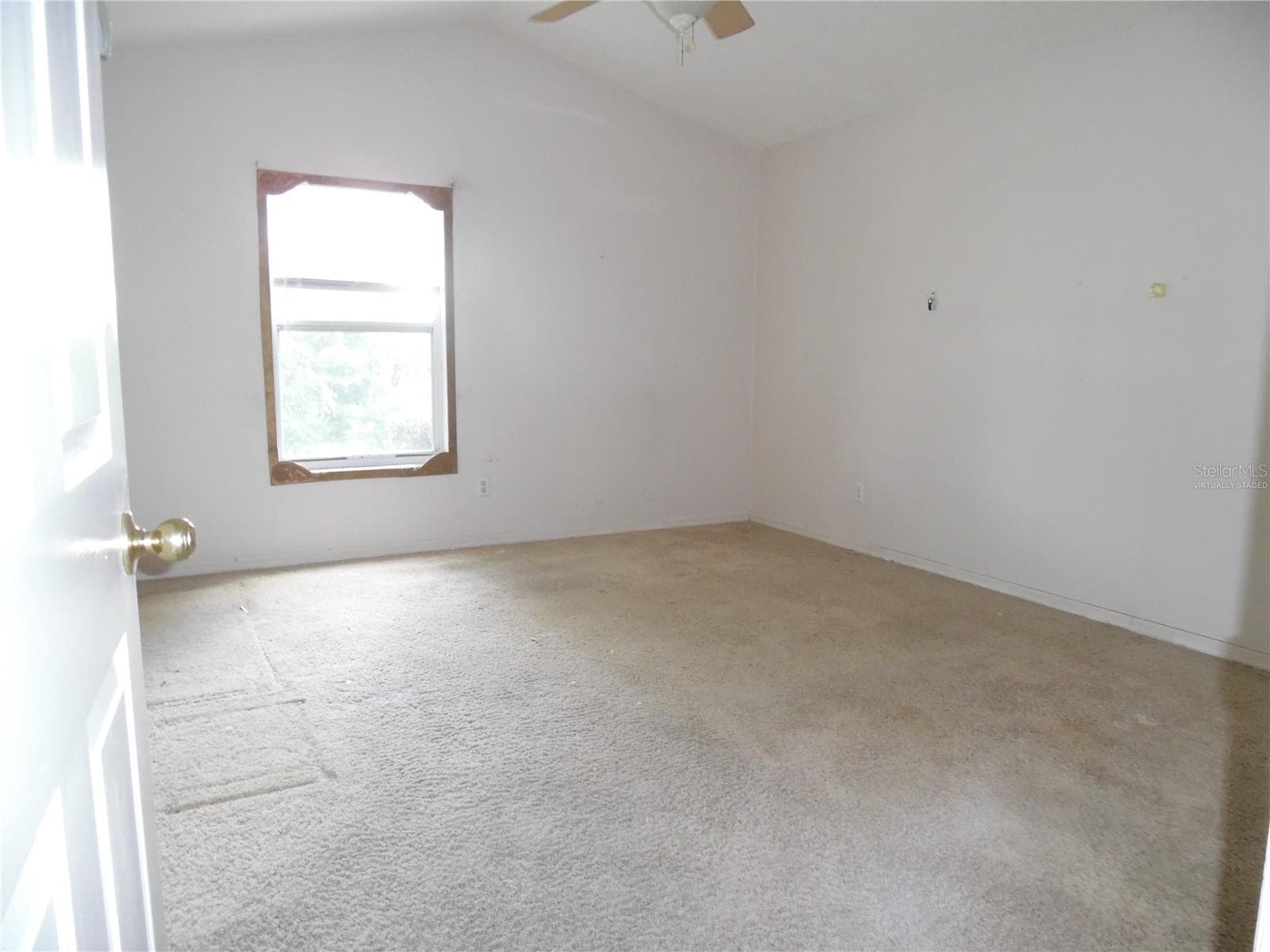 Virtually Staged Master Bedrom - 24947 CRANES ROOST CIR, LEESBURG