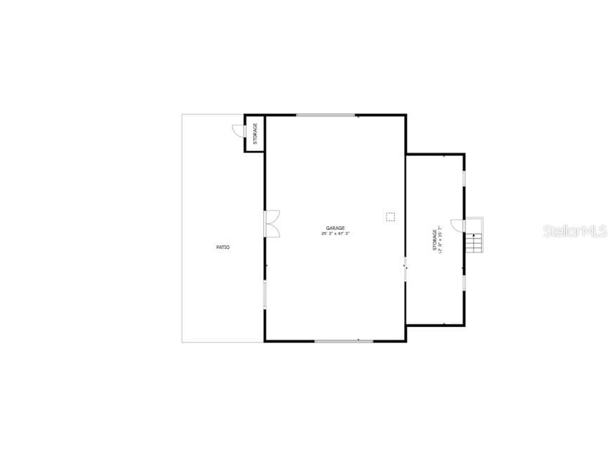 The area marked as "Storage" in the top left is where the well pump is located - 32137 WOLF BRANCH LN, SORRENTO