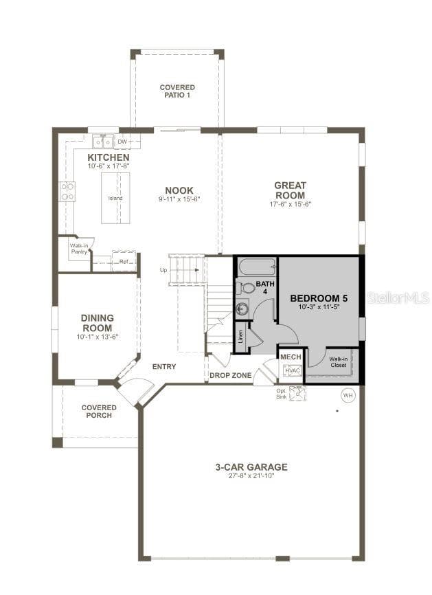 Single Family Residence at 2012 HAMMOCK TRACE DR, PARRISH, photo 3 of 41