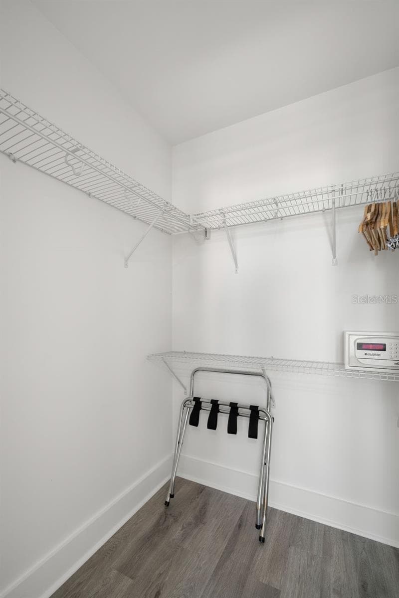 PRIMARY BEDROOM WALK-IN CLOSET - 11500 GULF BLVD #304, TREASURE ISLAND