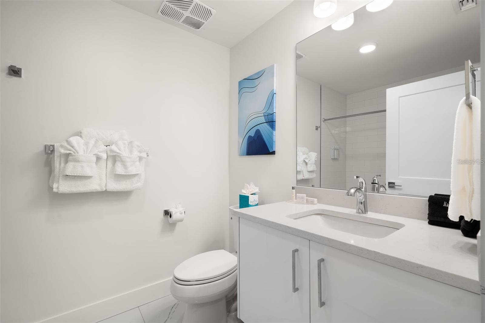 GUEST BATH - 11500 GULF BLVD #304, TREASURE ISLAND