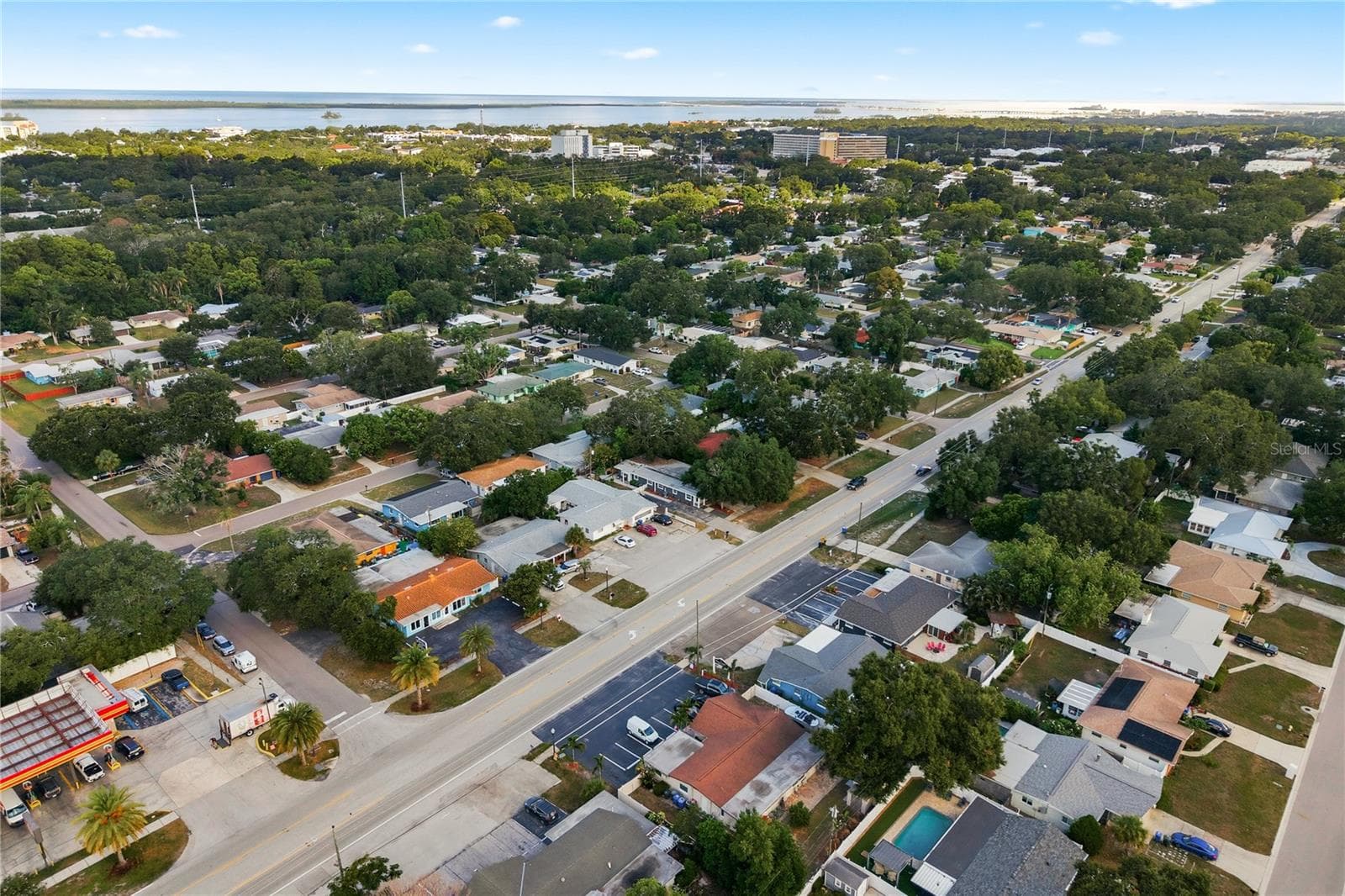 Arial View West - 536 PATRICIA AVE, DUNEDIN