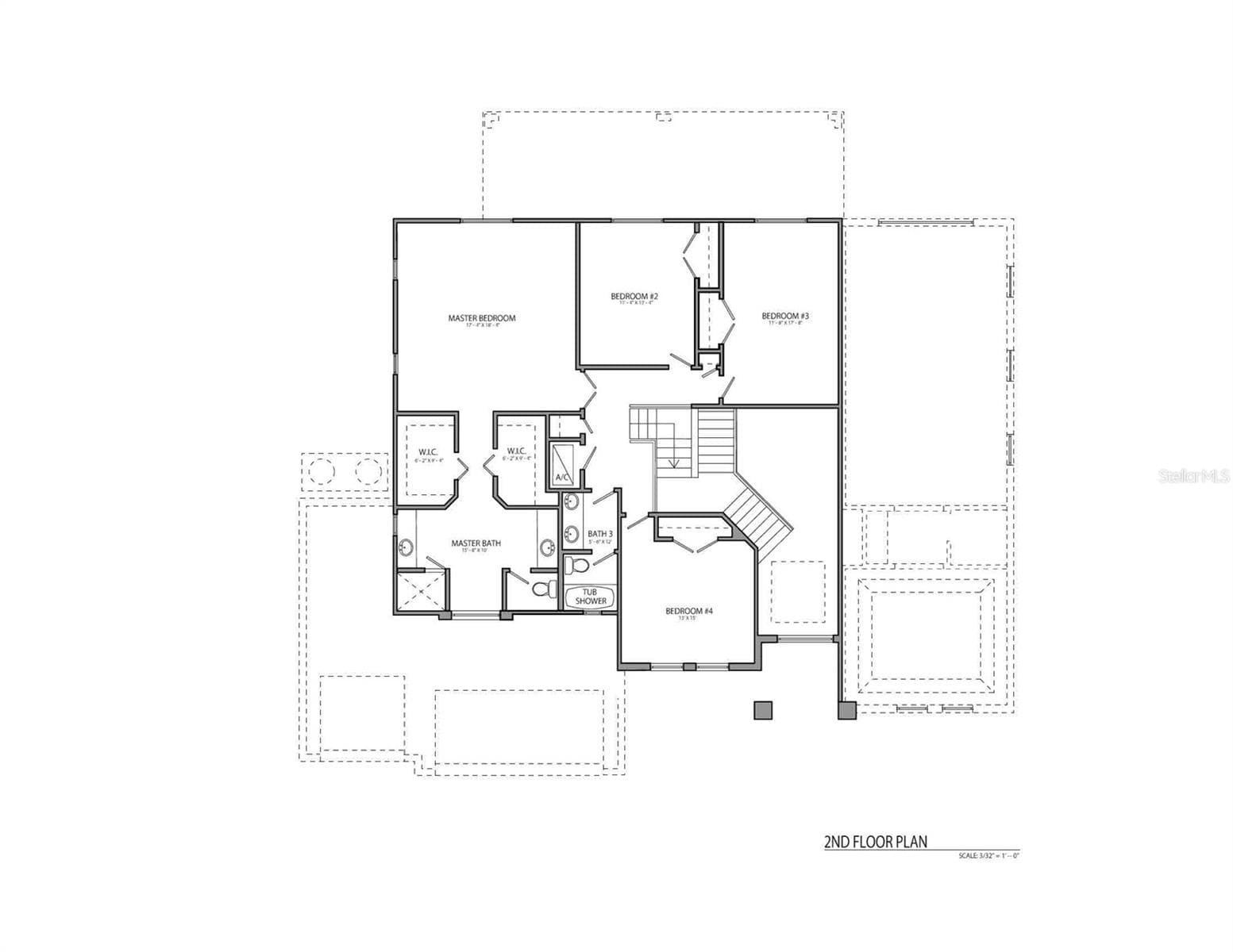 Floor Plan second floor - 2106 STILLINGTON ST, ORLANDO