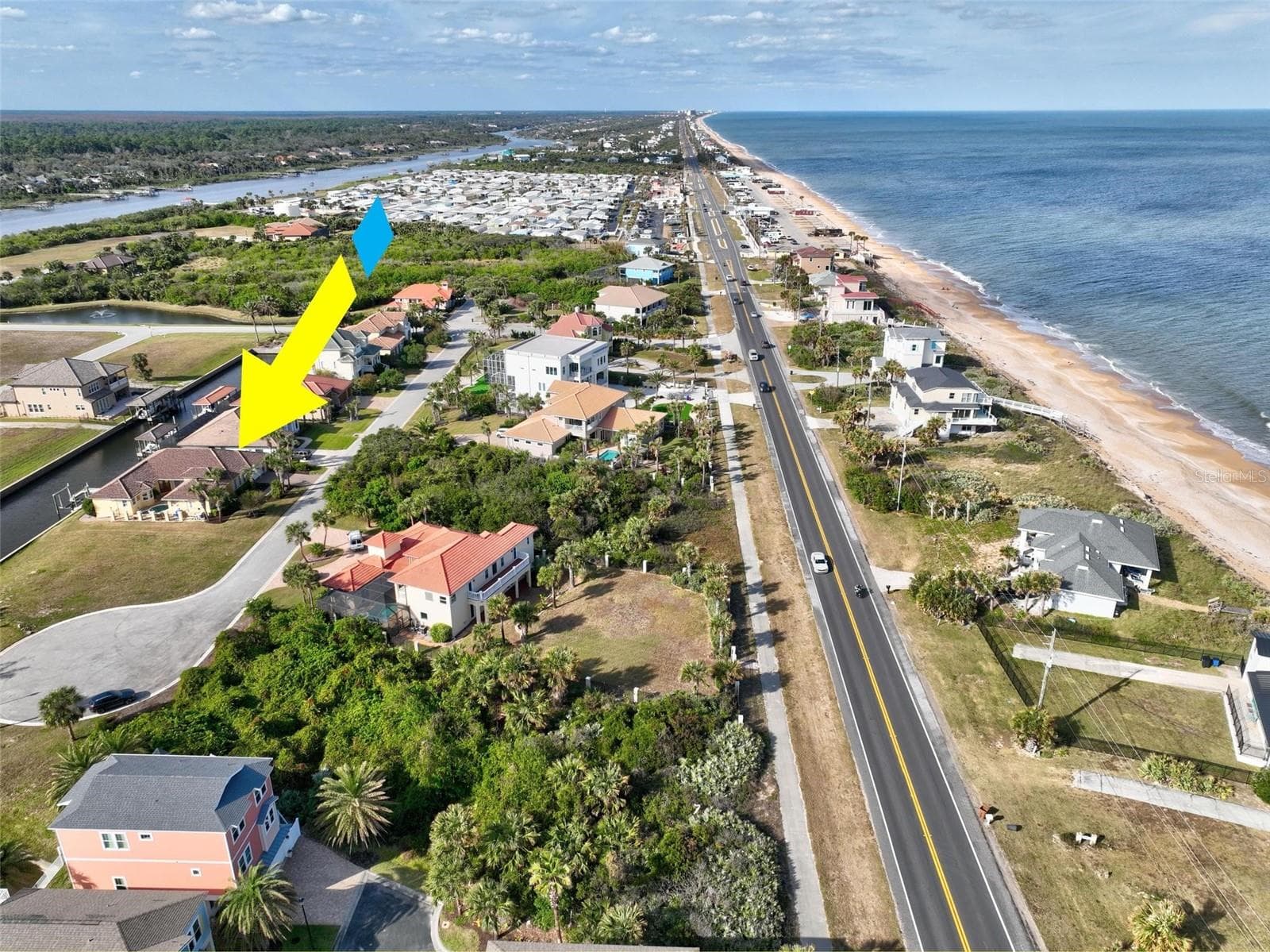 One block from the ocean beach and canal front !! - 88 HIDDEN CV, FLAGLER BEACH