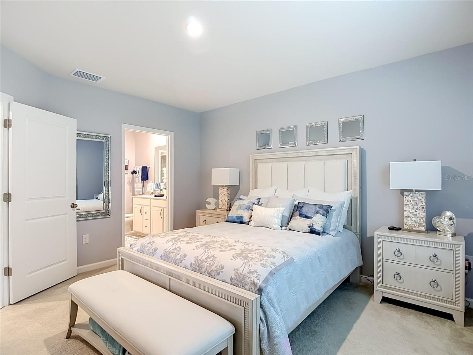 Primary Bedroom & Dual Sink Bathroom w/Shower on First Floor - 11994 GRIZZLY LN, NEW PORT RICHEY