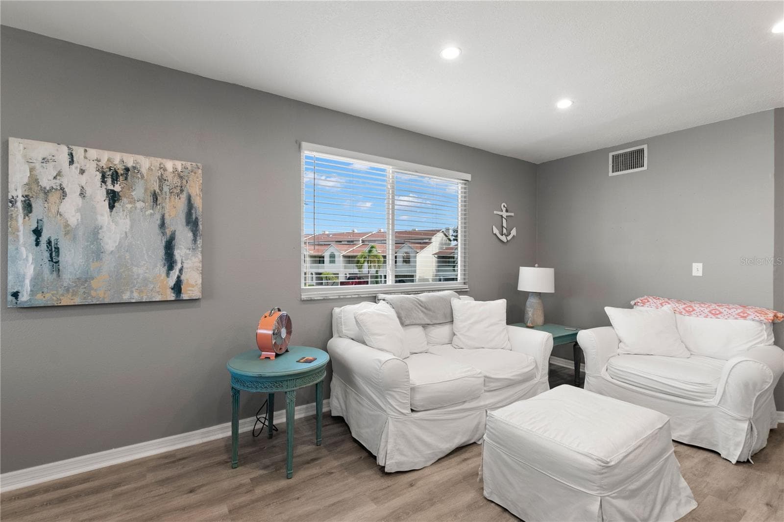 2nd Level-Living Room/Kitchen/Dining Room Combo - 2376 HANOVER DR, DUNEDIN