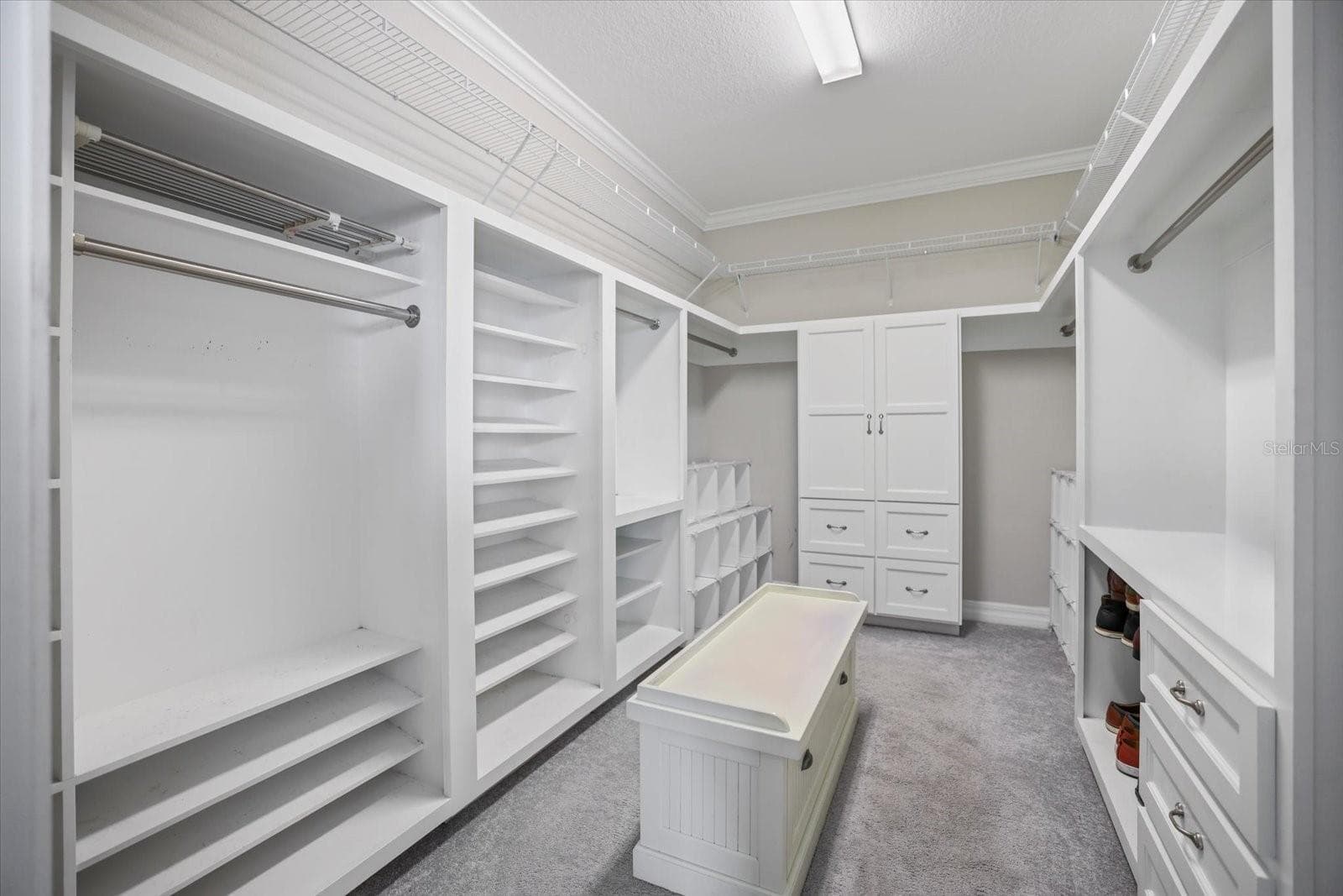 PRIMARY CUSTOM CLOSET - 12120 GANNETT PL, LAKEWOOD RANCH