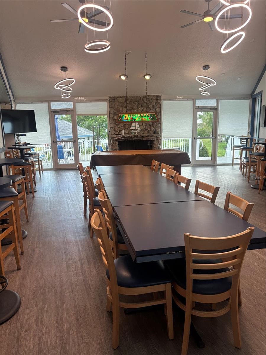 Pool table, fireplace, lounge - 14800 WALSINGHAM RD #614, LARGO