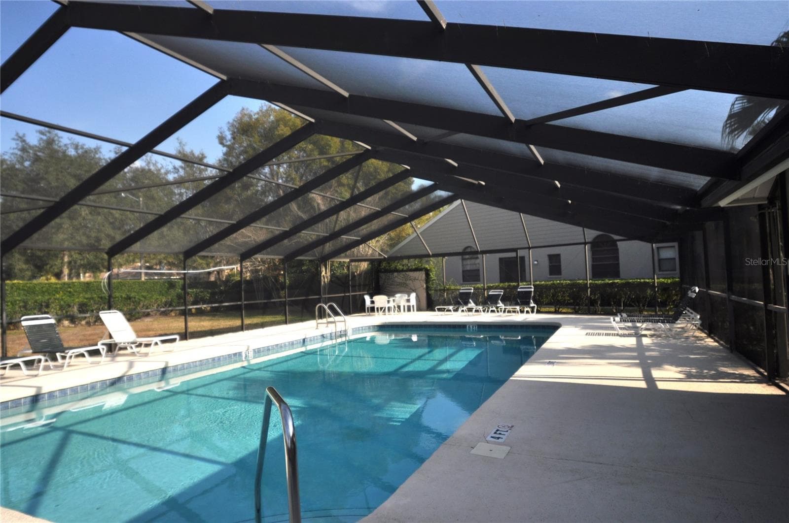 Community pool - 5565 SALEM SQUARE DR N, PALM HARBOR